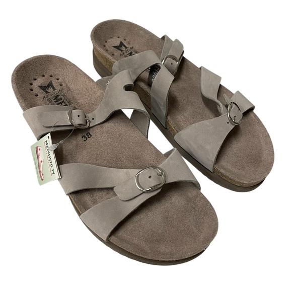 NWT Mephisto Mephisto Hannel Sandals Light Gray Size 38 / Size 8 - Picture 1 of 8
